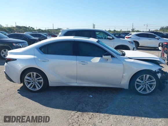 2024 Lexus IS with VIN JTHCA1D23R5133037, listed as a IAAI auction lot 41694986 with 1,905 mi miles. Bid and sale history available at carsss.com. Image 12.