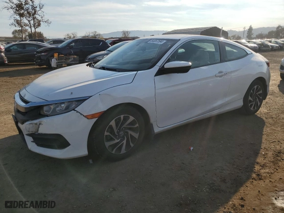 2016 Honda Civic Coupe LX-P with VIN 2HGFC4B0XGH317099, listed as a Copart auction lot 84557594 with 103,013 mi miles and Salvage Title. Bid and sale history available at carsss.com. Image 1.