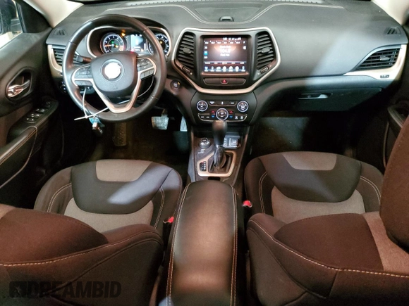 2014 Jeep Cherokee Latitude with VIN 1C4PJMCS7EW227836, listed as a Copart auction lot 52196415 with 94,557 mi miles and Salvage Title. Bid and sale history available at DreamBid. Image 8.
