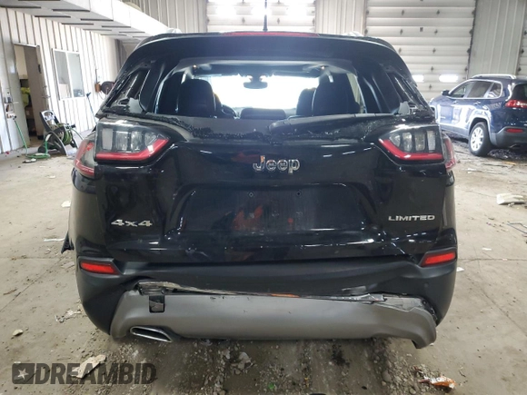 2020 Jeep Cherokee Limited with VIN 1C4PJMDX6LD656243, listed as a Copart auction lot 51842845 with 55,515 mi miles and Salvage Title. Bid and sale history available at carsss.com. Image 6.