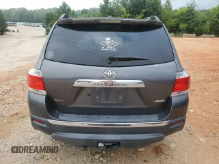 2012 Toyota Highlander Limited with VIN 5TDDK3EH8CS162794, listed as a Copart auction lot 65825755 with 91,354 mi miles and Salvage title. Bid and sale history available at DreamBid. Image 6.