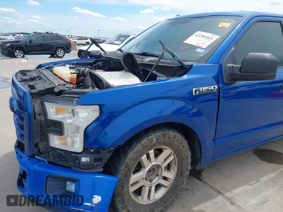 2017 Ford F-150 XL with VIN 1FTEW1CP6HKC97293, listed as a IAAI auction lot 42206503 with 160,023 mi miles and . Bid and sale history available at DreamBid. Image 19.