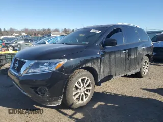2013 Nissan Pathfinder Platinum with VIN 5N1AR2MMXDC646357, listed as a Copart auction lot 43023005 with 101,309 mi miles and Salvage Title. Bid and sale history available at carsss.com. Image 1.
