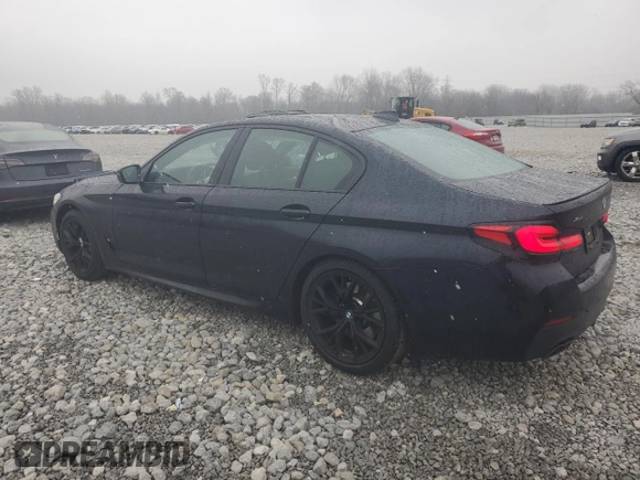 2023 BMW 5 Series 530i xDrive with VIN WBA13BJ0XPWY20712, listed as a Copart auction lot 86109994 with 9,489 mi miles and Salvage Title. Bid and sale history available at DreamBid. Image 2.