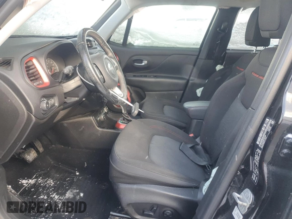 2018 Jeep Renegade Trailhawk with VIN ZACCJBCB8JPH16594, listed as a Copart auction lot 88580285 with 103,203 mi miles and Clean title. Bid and sale history available at DreamBid. Image 7.