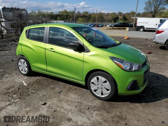 2016 Chevrolet Spark LS with VIN KL8CB6SA7GC573317, listed as a Copart auction lot 52613455 with 119,537 mi miles and Salvage Title. Bid and sale history available at carsss.com. Image 4.