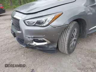 2020 Infiniti QX60 Luxe with VIN 5N1DL0MM1LC537478, listed as a IAAI auction lot 42323321 with 51,464 mi miles and . Bid and sale history available at DreamBid. Image 6.