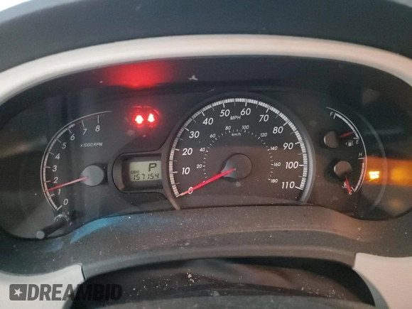 2012 Toyota Sienna with VIN 5TDZK3DC7CS231079, listed as a Copart auction lot 41809535 with 157,154 mi miles and Salvage Title. Bid and sale history available at carsss.com. Image 9.
