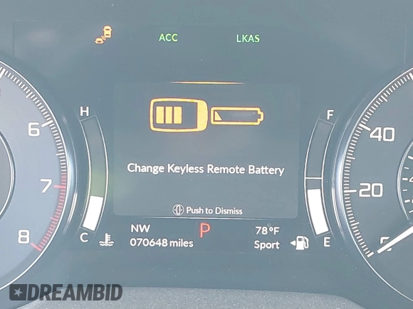 2020 Acura RDX Advance with VIN 5J8TC2H72LL031272, listed as a IAAI auction lot 42430222 with 70,648 mi miles and . Bid and sale history available at DreamBid. Image 16.
