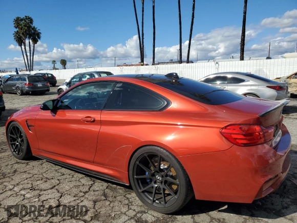 2015 BMW M4 with VIN WBS3R9C57FF708758, listed as a Copart auction lot 41101764 with 65,416 mi miles. Bid and sale history available at carsss.com. Image 2.