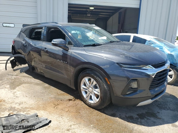 2021 Chevrolet Blazer LT with VIN 3GNKBCRSXMS564267, listed as a Copart auction lot 62309534 with 33,978 mi miles and Salvage Title. Bid and sale history available at carsss.com. Image 4.