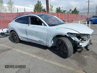 2023 Ford Mustang Mach-E Premium with VIN 3FMTK3R75PMA92248, listed as a IAAI auction lot 41906360 with 10,096 mi miles and . Bid and sale history available at DreamBid. Image 1.