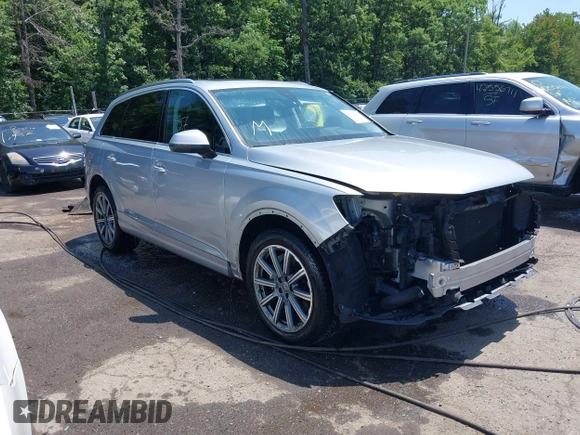 2018 Audi Q7 Premium Plus with VIN WA1LHAF74JD015170, listed as a IAAI auction lot 42542451 with 104,990 mi miles and . Bid and sale history available at DreamBid. Image 1.