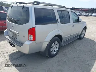 2005 Nissan Pathfinder XE with VIN 5N1AR18U25C706119, listed as a IAAI auction lot 42092008 with 1 mi miles. Bid and sale history available at carsss.com. Image 4.