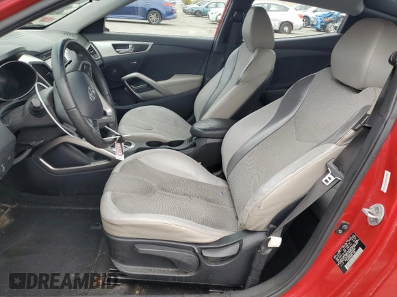 2012 Hyundai Veloster w/Black Int with VIN KMHTC6AD9CU044998, listed as a Copart auction lot 61774285 with 199,415 mi miles and Non repairable. Bid and sale history available at DreamBid. Image 7.