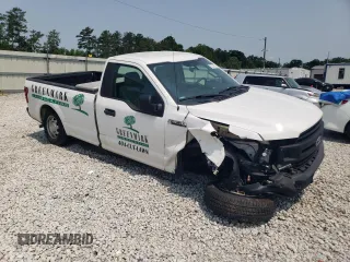 2019 Ford F-150 XL with VIN 1FTMF1CB9KKE43869, listed as a Copart auction lot 57331515 with 164,061 mi miles and Salvage title. Bid and sale history available at DreamBid. Image 4.