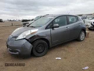 2015 Nissan LEAF S with VIN 1N4AZ0CP3FC324589, listed as a Copart auction lot 62777085 with 87,051 mi miles and Salvage title. Bid and sale history available at DreamBid. Image 1.