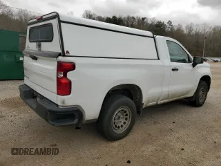 2023 Chevrolet Silverado 1500 Work Truck with VIN 3GCNAAEK0PG362855, listed as a Copart auction lot 48986485 with 154,022 mi miles and Clean Title. Bid and sale history available at DreamBid. Image 3.