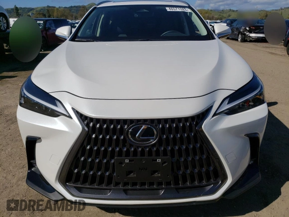 2022 Lexus NX with VIN JTJAKCEZ1N5002192, listed as a Copart auction lot 46571283 with 4,933 mi miles. Bid and sale history available at carsss.com. Image 5.