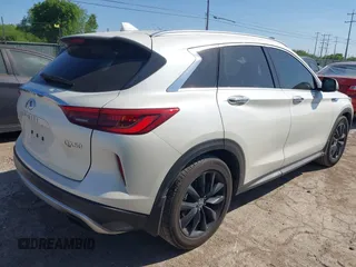2019 Infiniti QX50 Essential with VIN 3PCAJ5M14KF119529, listed as a IAAI auction lot 42029337 with 88,844 mi miles and . Bid and sale history available at DreamBid. Image 4.