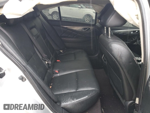2017 Infiniti Q50 2.0t Premium with VIN JN1CV7ARXHM680324, listed as a Copart auction lot 49944555 with 100,630 mi miles and Salvage Title. Bid and sale history available at carsss.com. Image 10.