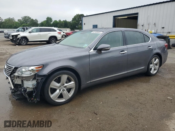 2012 Lexus LS 460 L with VIN JTHGL5EF1C5045907, listed as a Copart auction lot 54168465 with 55,688 mi miles and Salvage title. Bid and sale history available at DreamBid. Image 1.