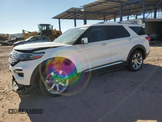 2020 Ford Explorer Platinum с VIN 1FM5K8HC0LGB54177, выставлен на аукционе Copart как лот 62171445 с пробегом 37 567 миль миль и Списание • Salvage title. История ставок и продаж доступна на DreamBid. Изображение 1.