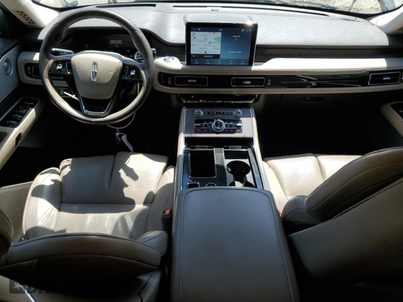 2022 Lincoln Aviator Reserve with VIN 5LM5J7XC0NGL16100, listed as a Copart auction lot 53539575 with 39,355 mi miles and Salvage title. Bid and sale history available at DreamBid. Image 8.