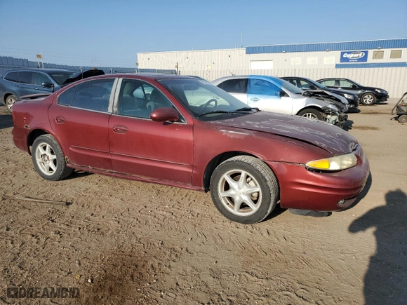 2002 Oldsmobile Alero GL1 with VIN 1G3NL52E92C215610, listed as a Copart auction lot 69024954 with 158,441 mi miles and Salvage Title. Bid and sale history available at carsss.com. Image 4.