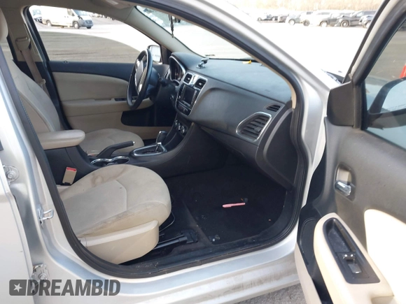 2012 Chrysler 200 Touring with VIN 1C3CCBBB8CN210825, listed as a IAAI auction lot 41828224 with 129,966 mi miles. Bid and sale history available at carsss.com. Image 5.