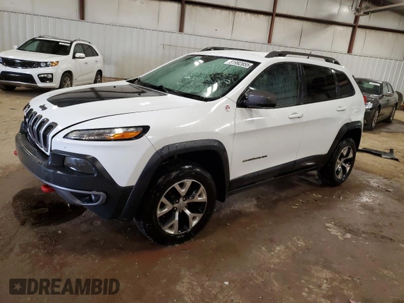 2015 Jeep Cherokee Trailhawk with VIN 1C4PJMBS6FW572245, listed as a Copart auction lot 51992855 with 150,719 mi miles and Clean title. Bid and sale history available at DreamBid. Image 1.