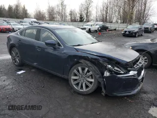 2020 Mazda 6 Grand Touring with VIN JM1GL1TY3L1513321, listed as a Copart auction lot 86398054 with 57,407 mi miles and Salvage Title. Bid and sale history available at DreamBid. Image 4.