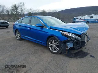 2018 Hyundai Sonata Limited with VIN 5NPE34AF3JH633099, listed as a IAAI auction lot 41857005 with 48,431 mi miles. Bid and sale history available at carsss.com. Image 1.