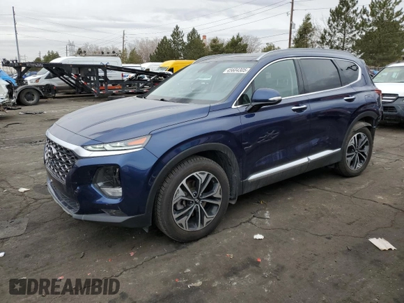 2020 Hyundai Santa Fe SEL with VIN 5NMS3CAA3LH152481, listed as a Copart auction lot 45604305 with 59,901 mi miles and Salvage Title. Bid and sale history available at carsss.com. Image 1.