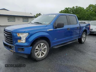 2017 Ford F-150 XL with VIN 1FTEW1CP7HFB29803, listed as a Copart auction lot 60985995 with 213,591 mi miles and Salvage title. Bid and sale history available at DreamBid. Image 1.