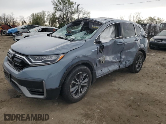 2022 Honda CR-V EX-L with VIN 5J6RT6H85NL005805, listed as a Copart auction lot 52603345 with 164,362 mi miles and Salvage Title. Bid and sale history available at DreamBid. Image 1.