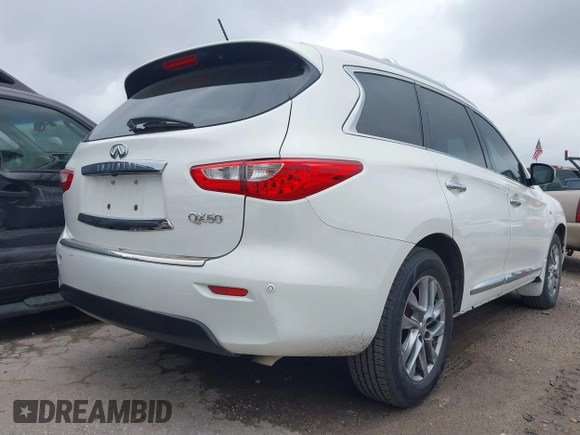 2014 Infiniti QX60 with VIN 5N1AL0MN7EC511028, listed as a IAAI auction lot 42095700 with 154,772 mi miles. Bid and sale history available at carsss.com. Image 19.