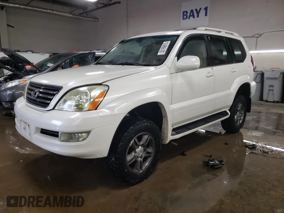 2004 Lexus GX 470 with VIN JTJBT20X340054842, listed as a Copart auction lot 52169915 with 158,713 mi miles and Clean Title. Bid and sale history available at DreamBid. Image 1.