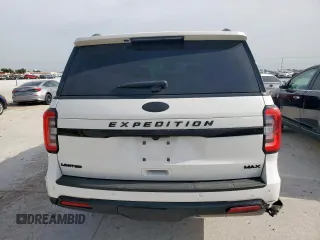 2024 Ford Expedition Max Limited with VIN 1FMJK2A81REA49153, listed as a Copart auction lot 57095595 with Not provided miles and Salvage title. Bid and sale history available at DreamBid. Image 6.