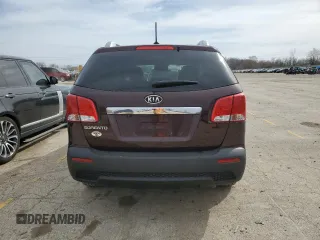 2012 Kia Sorento LX with VIN 5XYKTDA6XCG219069, listed as a Copart auction lot 49392005 with 95,658 mi miles and Salvage Title. Bid and sale history available at DreamBid. Image 6.