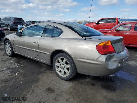 2002 Chrysler Sebring LXi with VIN 4C3AG52H42E126323, listed as a Copart auction lot 44778315 with 64,713 mi miles and Salvage Title. Bid and sale history available at carsss.com. Image 2.
