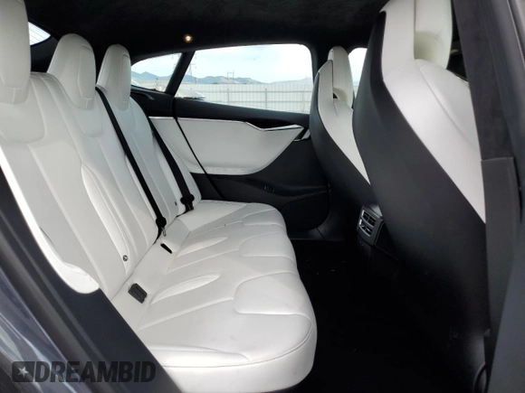 2017 Tesla Model S 100D z VIN 5YJSA1E25HF187898, wystawiony jako Copart lot #60829025 z przebiegiem 82 823 mil mil oraz Szkoda całkowita • Salvage title. Historia ofert i sprzedaży dostępna na DreamBid. Obrazek 10.