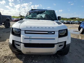 2023 Land Rover Defender S with VIN SALEJ7EX2P2158154, listed as a Copart auction lot 46595065 with 13,045 mi miles and Salvage title. Bid and sale history available at DreamBid. Image 5.