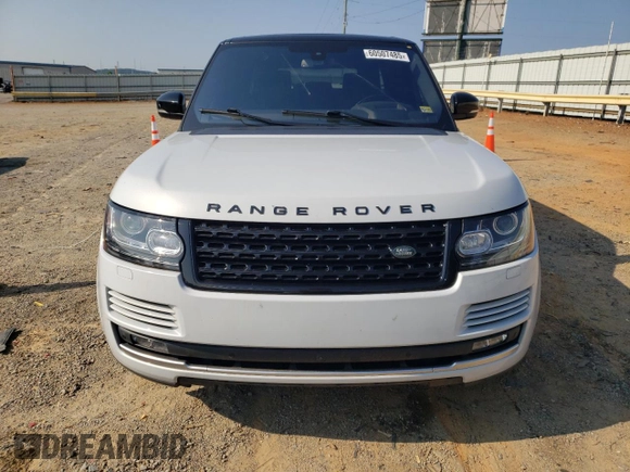 2016 Land Rover Range Rover Supercharged with VIN SALGS3EF6GA275490, listed as a Copart auction lot 60507485 with 81,894 mi miles and Clean title. Bid and sale history available at DreamBid. Image 5.