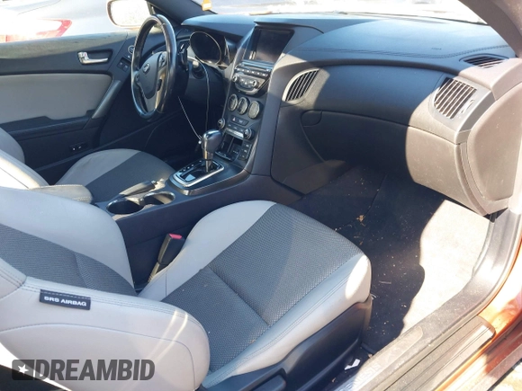 2013 Hyundai Genesis Coupe R-Spec with VIN KMHHT6KD2DU084006, listed as a IAAI auction lot 41630418 with 87,605 mi miles and . Bid and sale history available at DreamBid. Image 5.