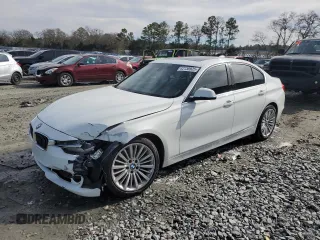 2014 BMW 3 Series 328d with VIN WBA3D3C58EF099338, listed as a Copart auction lot 42738925 with 157,696 mi miles and Salvage Title. Bid and sale history available at carsss.com. Image 1.