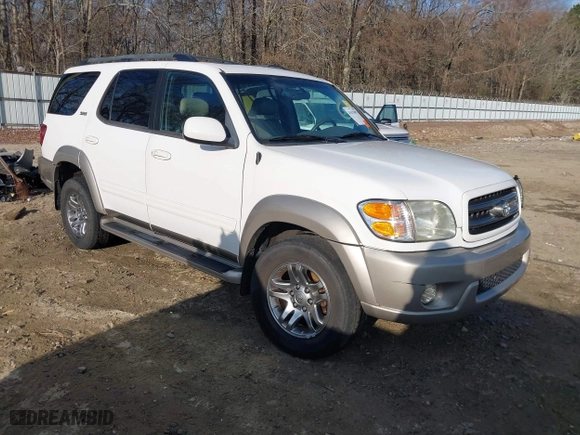 2004 Toyota Sequoia SR5 with VIN 5TDZT34A24S213103, listed as a IAAI auction lot 41675097 with 225,509 mi miles. Bid and sale history available at carsss.com. Image 1.