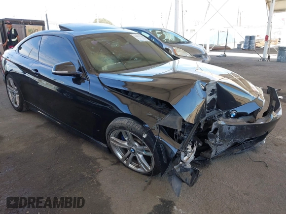 2014 BMW 4 Series 428i with VIN WBA3N7C51EK220125, listed as a IAAI auction lot 41881928 with 129,810 mi miles and . Bid and sale history available at carsss.com. Image 1.