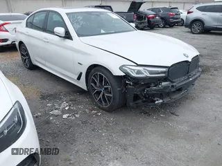 2023 BMW 5 Series 530e with VIN WBA13AG06PCM79635, listed as a IAAI auction lot 41846892 with 22,772 mi miles and . Bid and sale history available at DreamBid. Image 1.