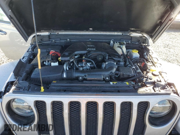 2021 Jeep Wrangler Unlimited Sahara High Altitude z VIN 1C4HJXEG5MW659306, wystawiony jako Copart lot #74563914 z przebiegiem Nie podano mil oraz Szkoda całkowita • Salvage title. Historia ofert i sprzedaży dostępna na DreamBid. Obrazek 12.